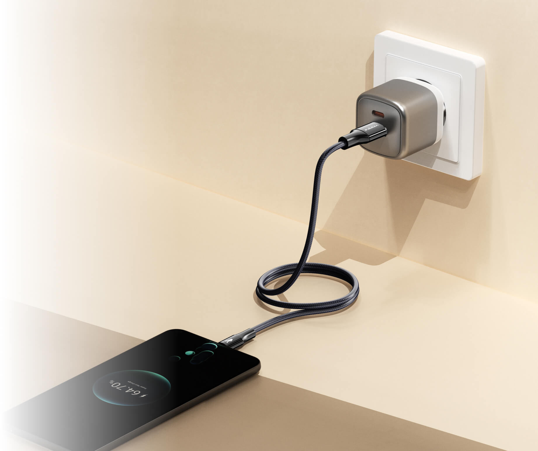 GLOBAL 2MTR (100W Fast Charging, 2mtr)